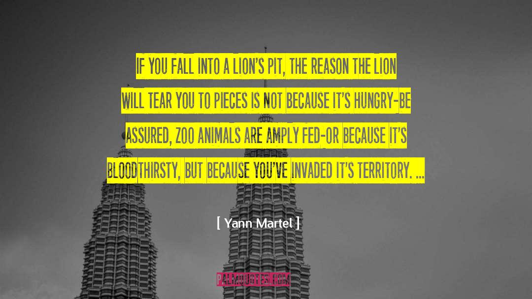 Lion Whisperer quotes by Yann Martel