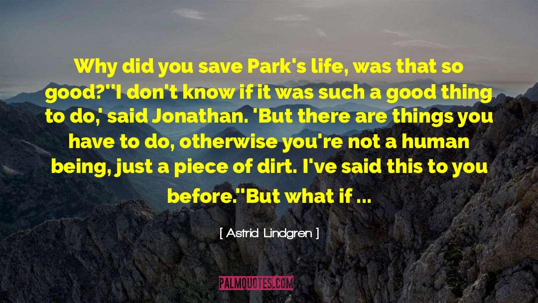 Lionheart quotes by Astrid Lindgren