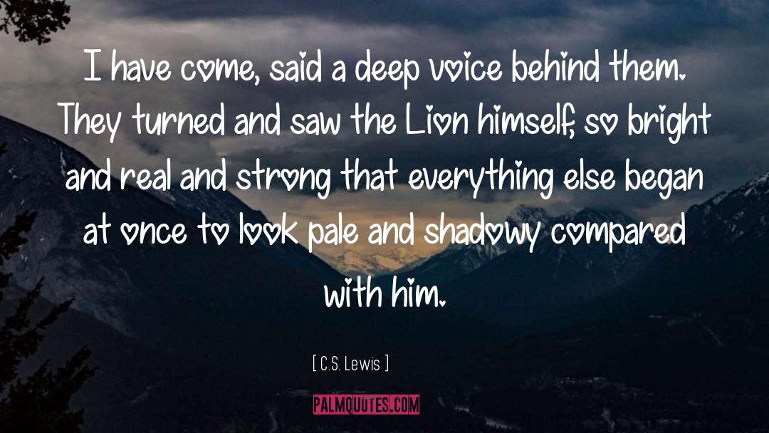 Lions Lambs quotes by C.S. Lewis