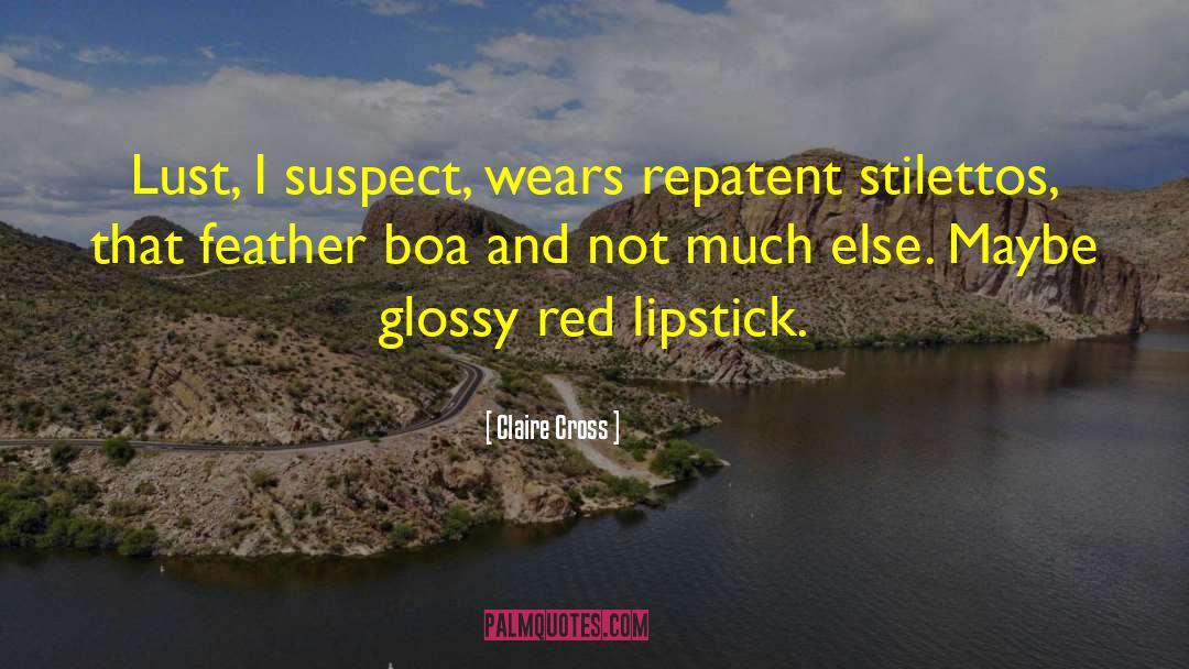 Lipstick quotes by Claire Cross