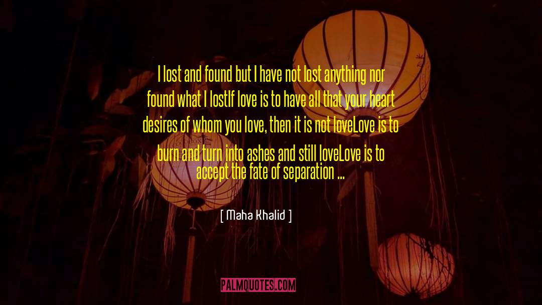 Liquid Love quotes by Maha Khalid