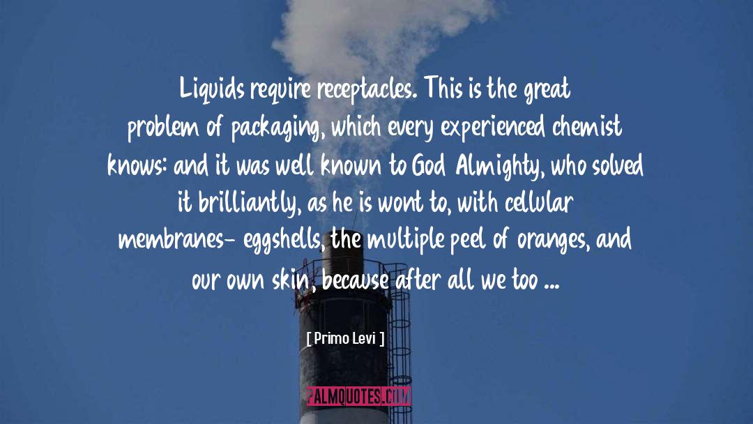 Liquids quotes by Primo Levi