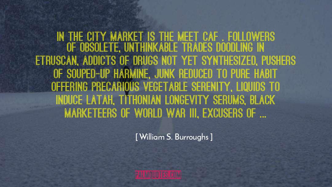 Liquids quotes by William S. Burroughs