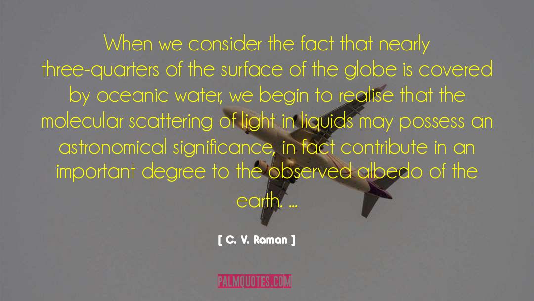 Liquids quotes by C. V. Raman