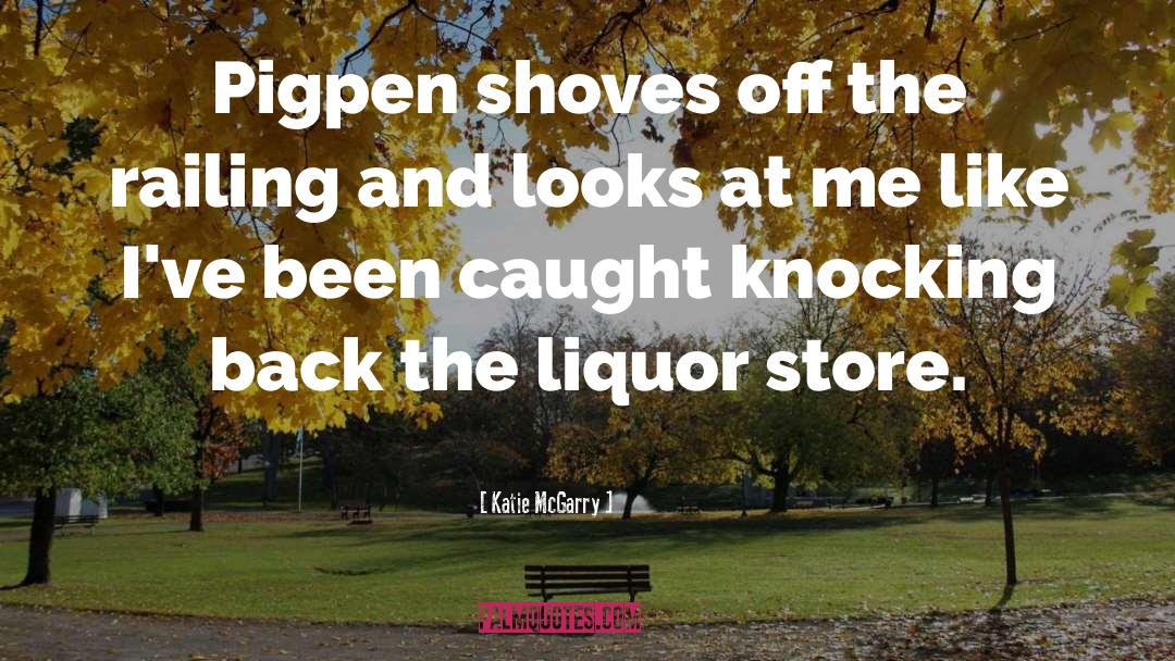 Liquor quotes by Katie McGarry