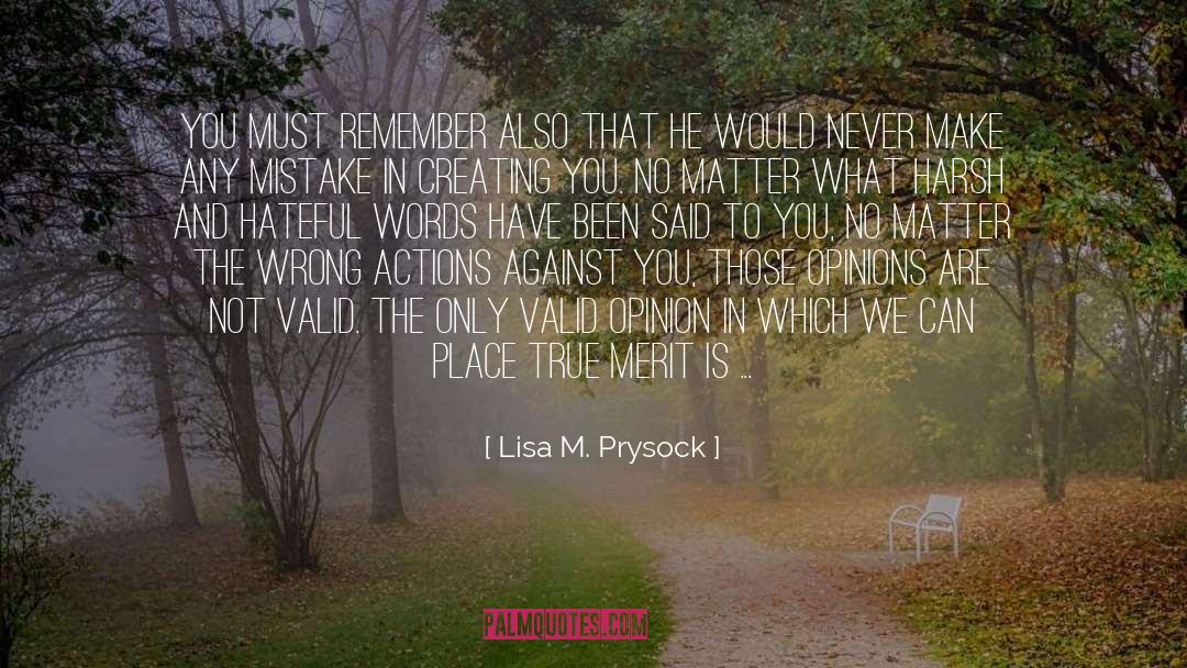 Lisa M Hawkins quotes by Lisa M. Prysock