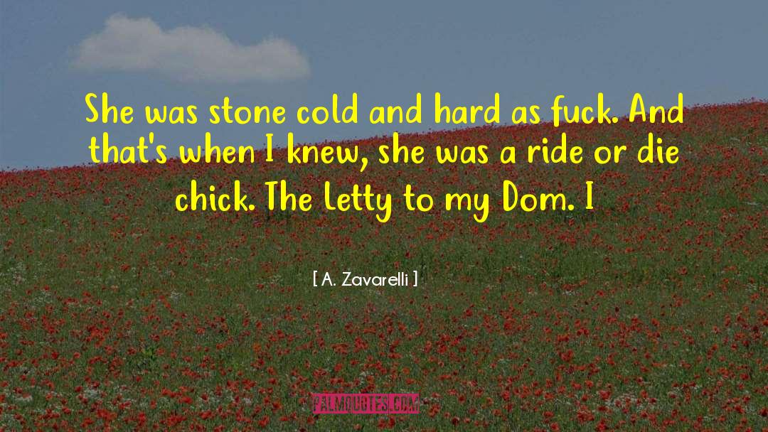 Lisa Stone quotes by A. Zavarelli