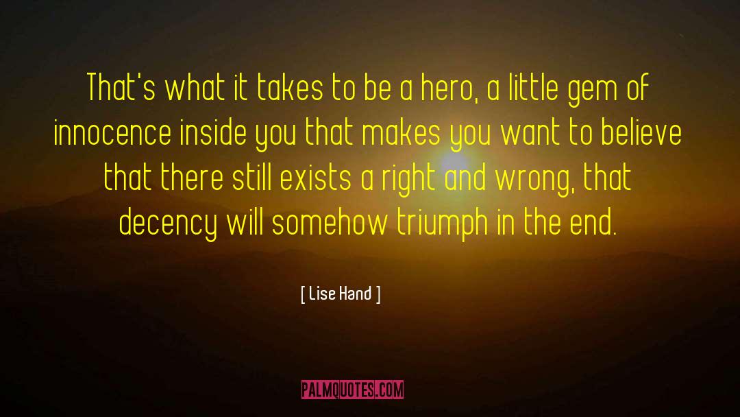 Lise quotes by Lise Hand