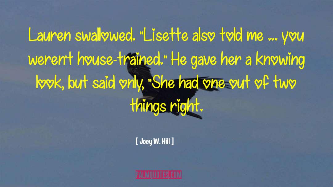 Lisette Durand quotes by Joey W. Hill