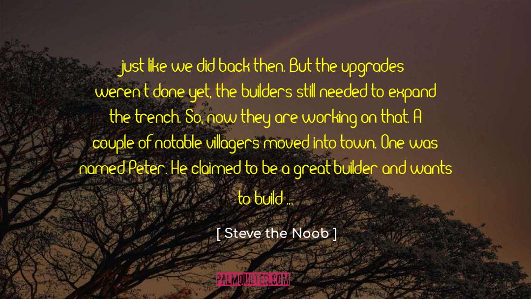 Lished Builders quotes by Steve The Noob