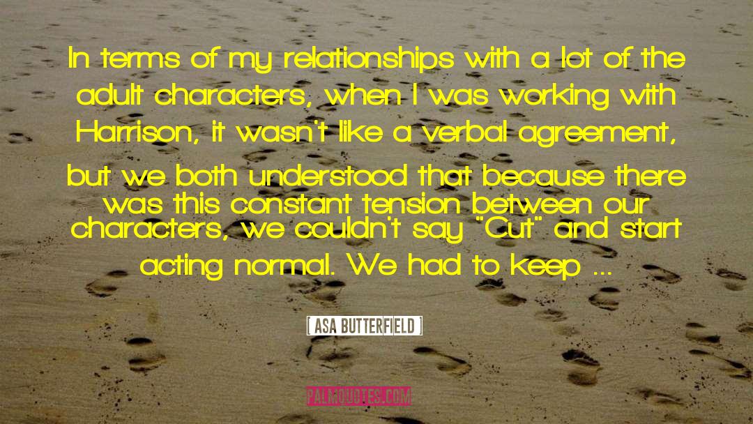 Lisi Harrison quotes by Asa Butterfield
