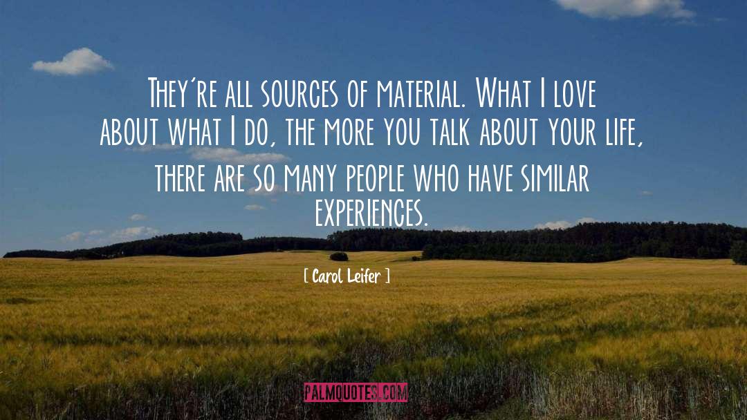 List Love quotes by Carol Leifer