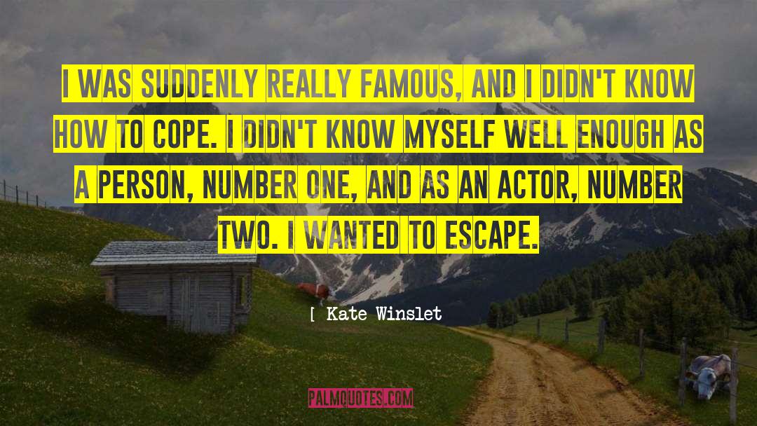 List Two Famous Shakespearean quotes by Kate Winslet