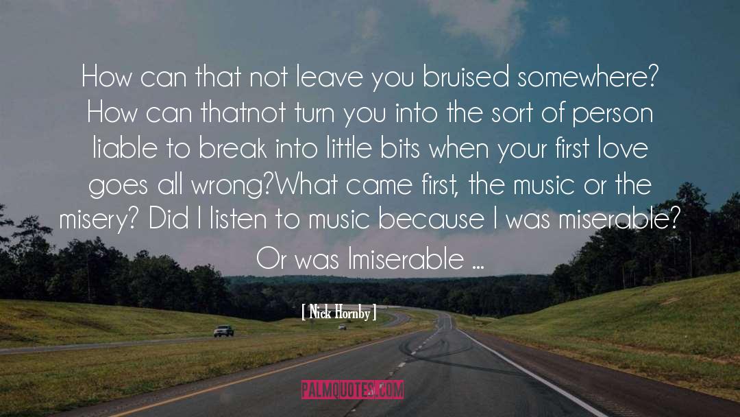 Listen To Music quotes by Nick Hornby