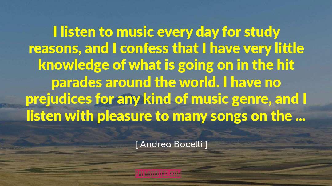 Listen To Music quotes by Andrea Bocelli