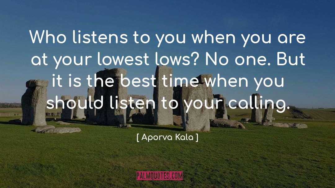 Listen To Your Gut quotes by Aporva Kala