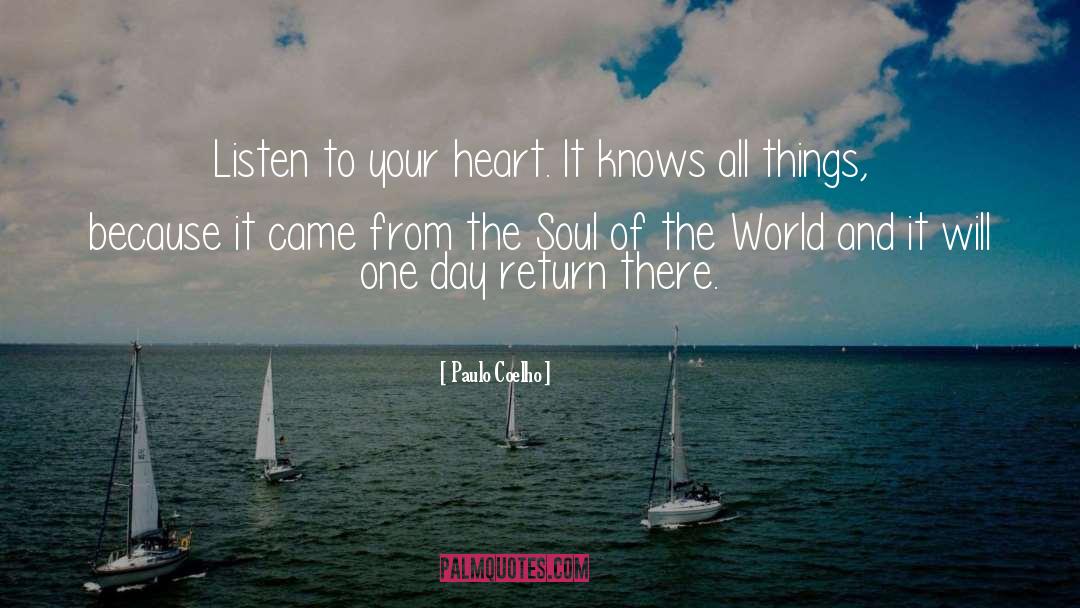 Listen To Your Heart quotes by Paulo Coelho