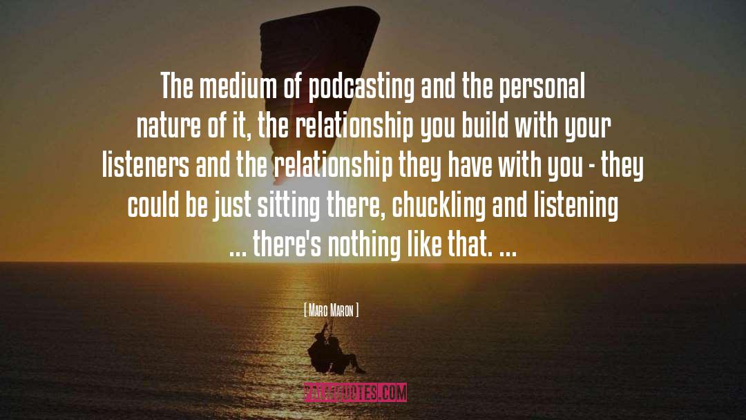 Listeners quotes by Marc Maron