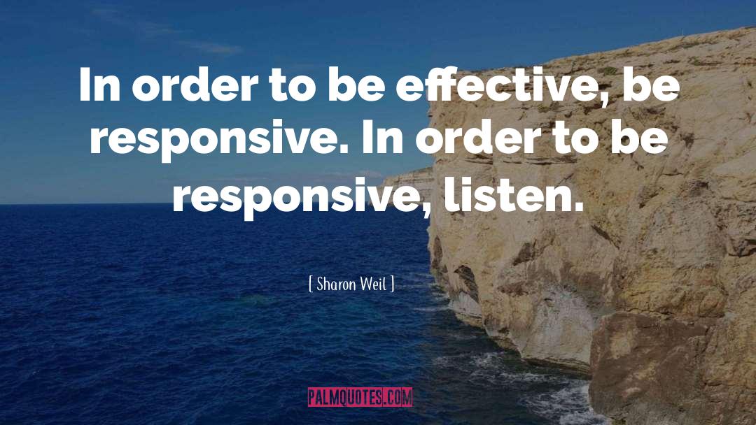 Listening Actively quotes by Sharon Weil