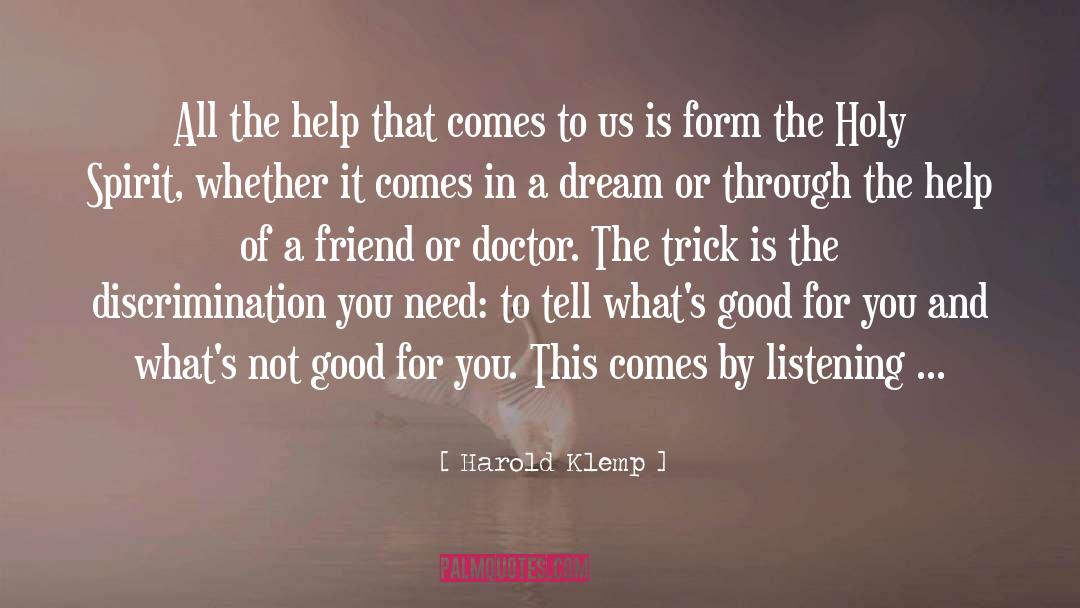 Listening Prayer quotes by Harold Klemp