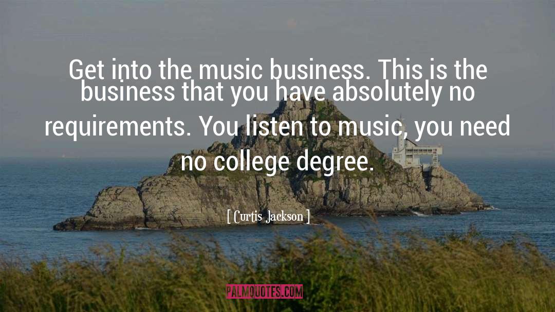 Listening To Music quotes by Curtis Jackson