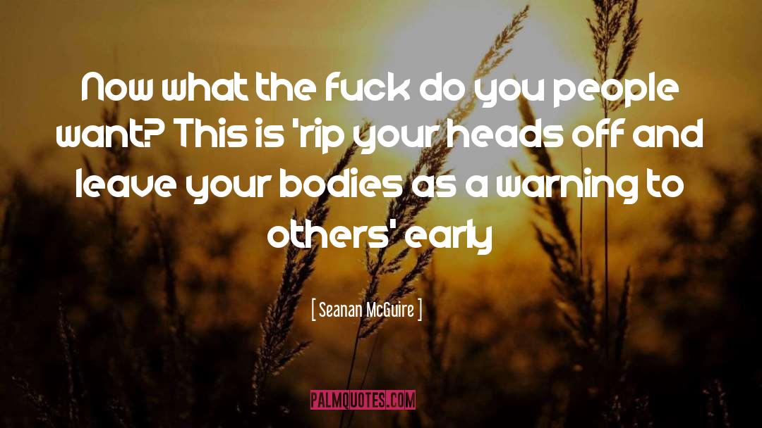 Listening To Others quotes by Seanan McGuire