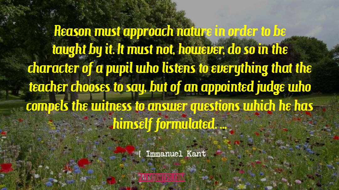 Listens quotes by Immanuel Kant