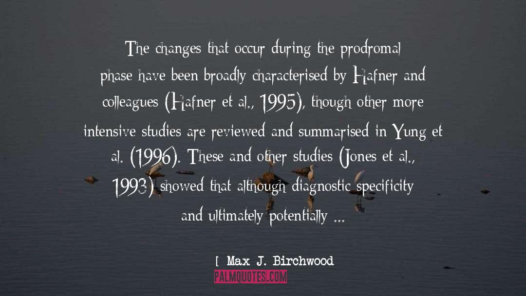 Listeria Symptoms quotes by Max J. Birchwood