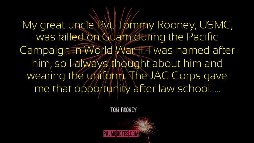 Liszewski Usmc quotes by Tom Rooney