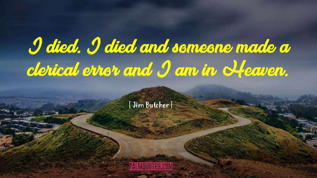 Lit Humor quotes by Jim Butcher