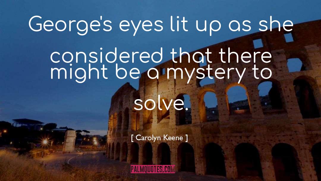Lit Up quotes by Carolyn Keene