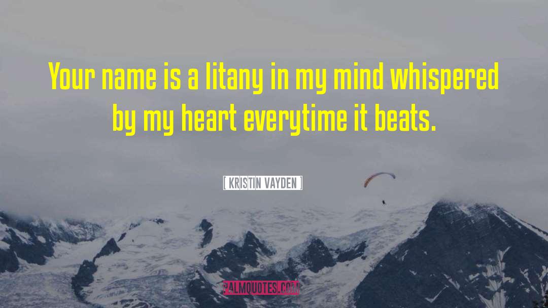 Litany quotes by Kristin Vayden