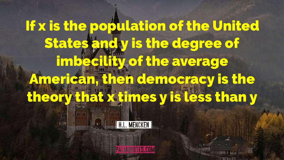 Literacy And Democracy quotes by H.L. Mencken