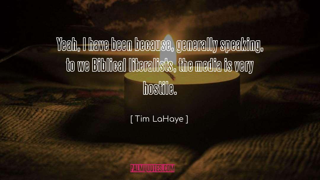 Literalists quotes by Tim LaHaye