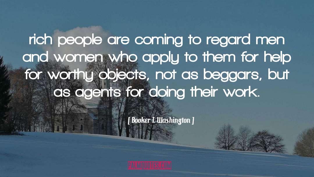 Literary Agents quotes by Booker T. Washington