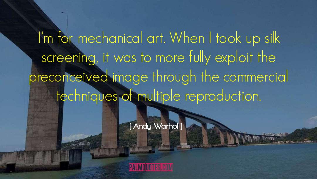 Literary Art quotes by Andy Warhol