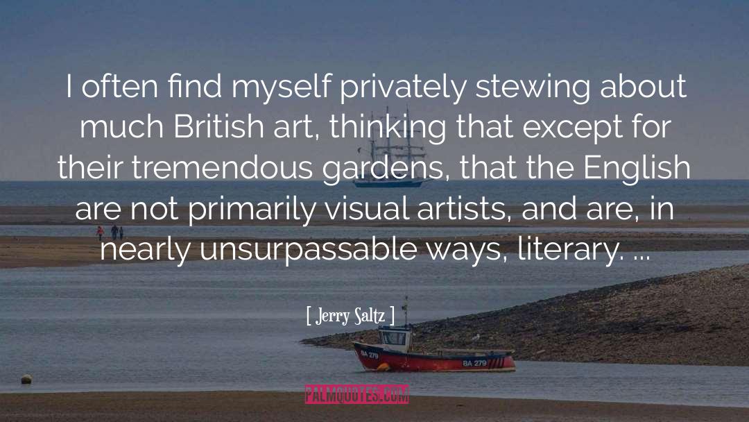 Literary Art quotes by Jerry Saltz