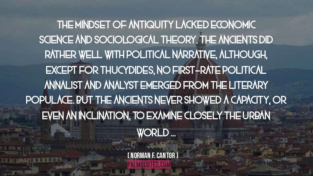 Literary Authority quotes by Norman F. Cantor