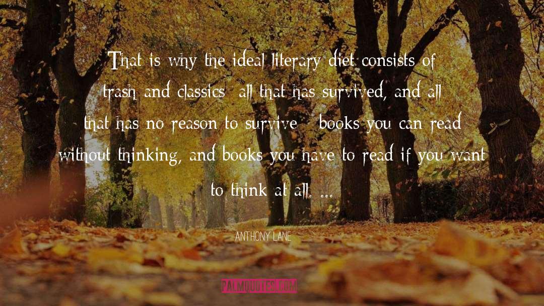 Literary Book quotes by Anthony Lane