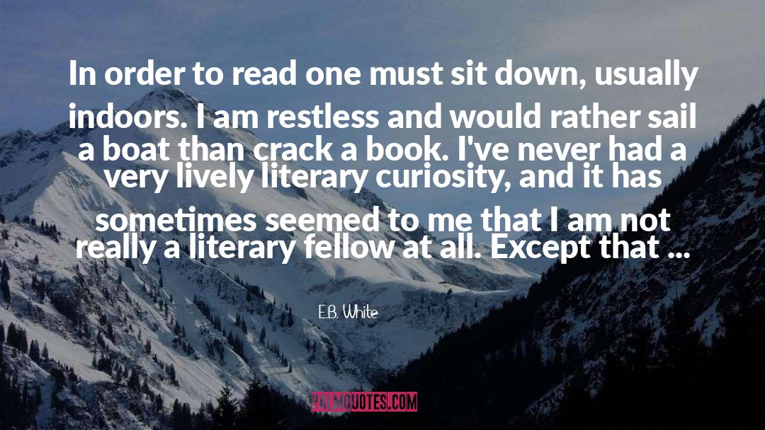 Literary Book quotes by E.B. White