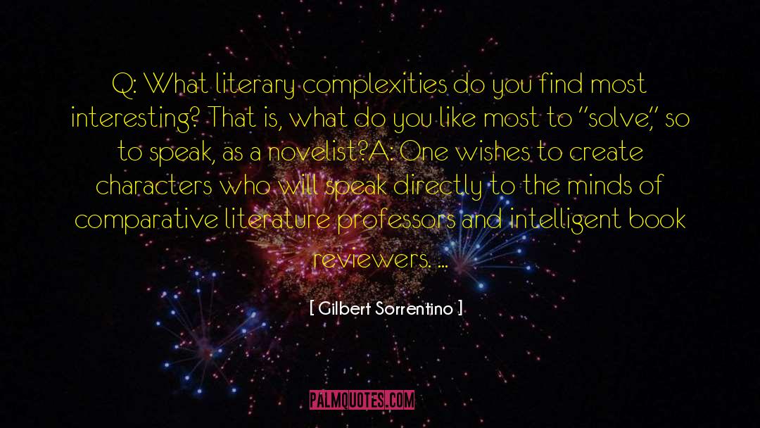 Literary Book quotes by Gilbert Sorrentino