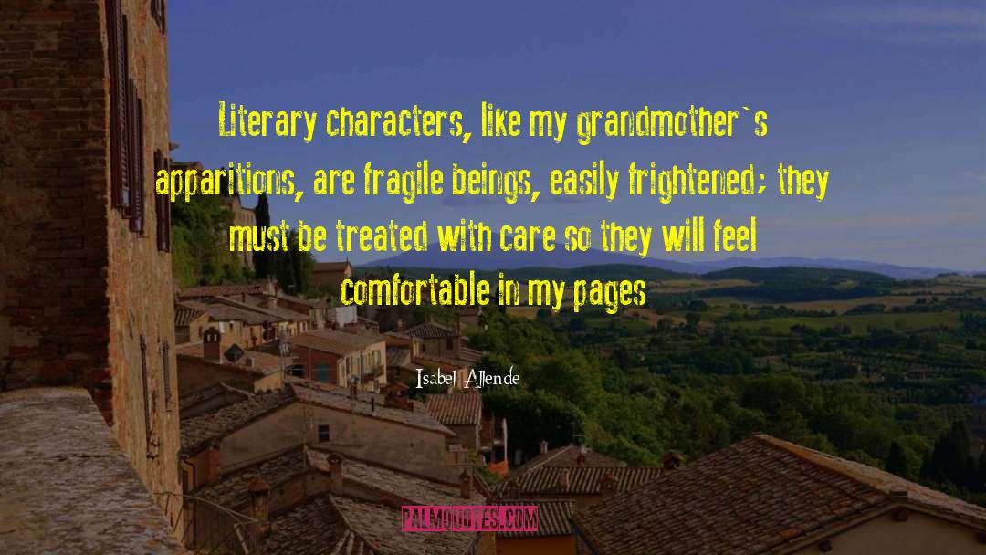Literary Characters quotes by Isabel Allende