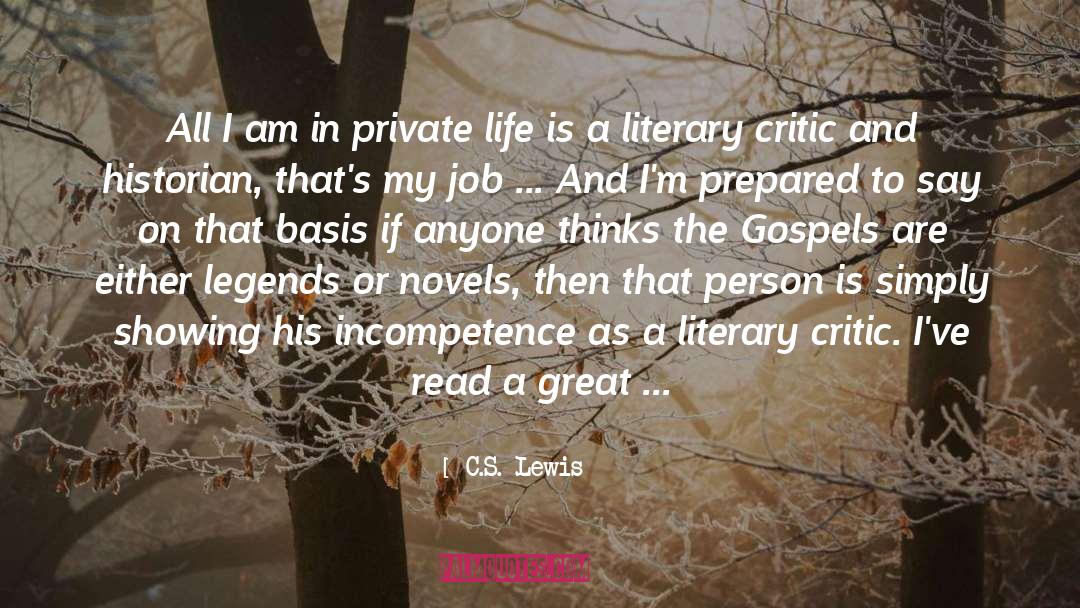 Literary Collections quotes by C.S. Lewis