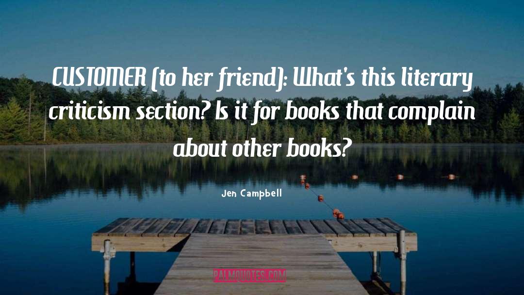Literary Criticism quotes by Jen Campbell