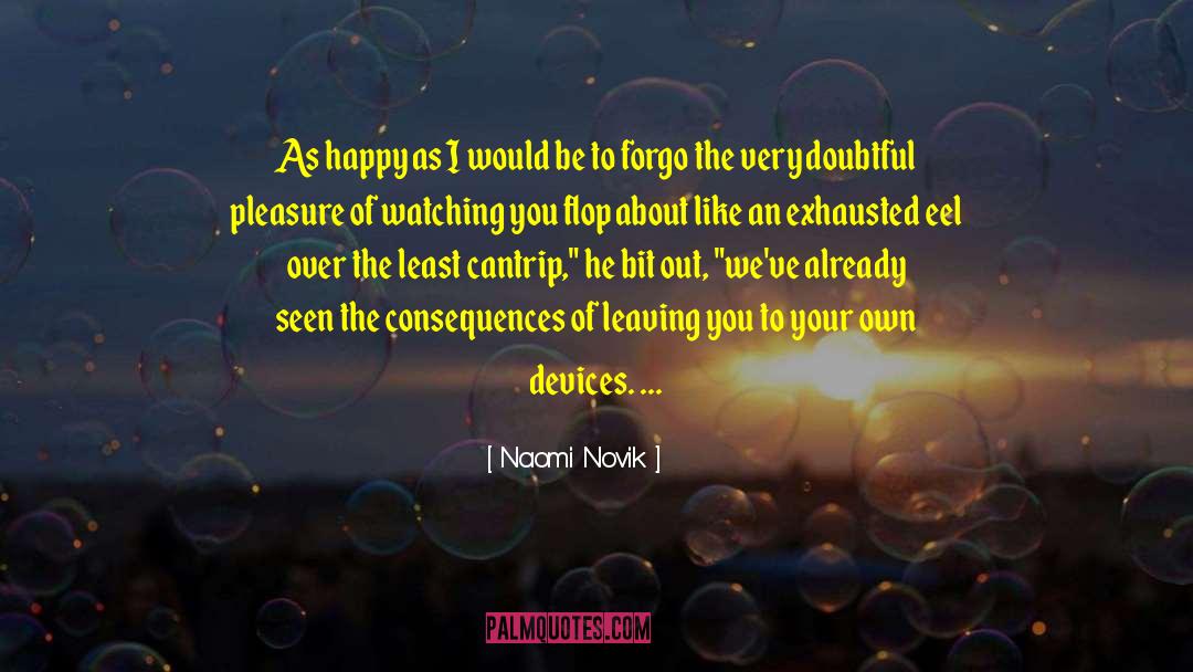 Literary Devices quotes by Naomi Novik