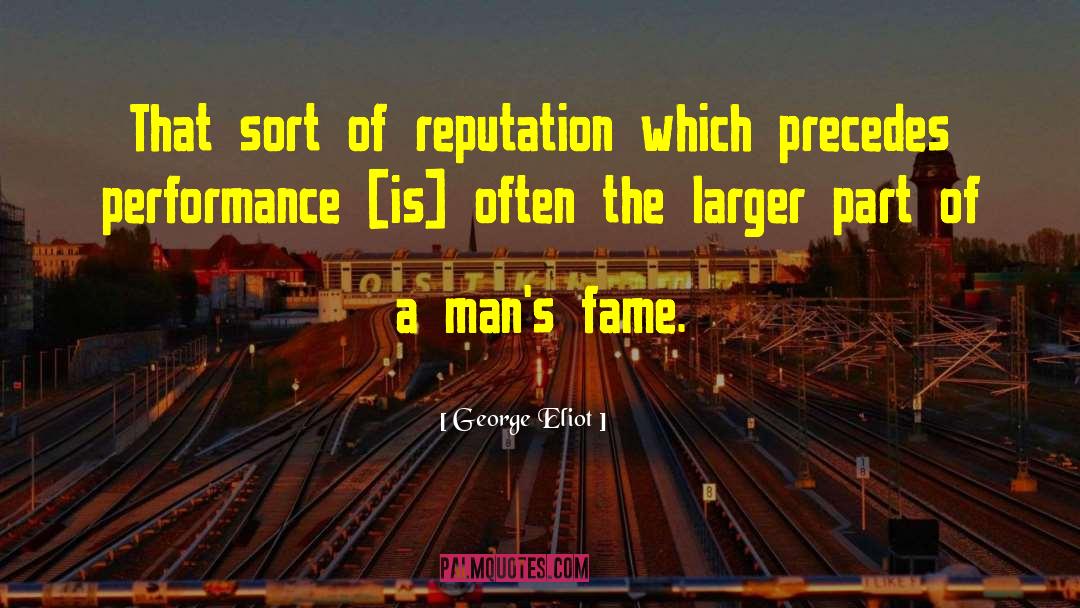 Literary Fame quotes by George Eliot