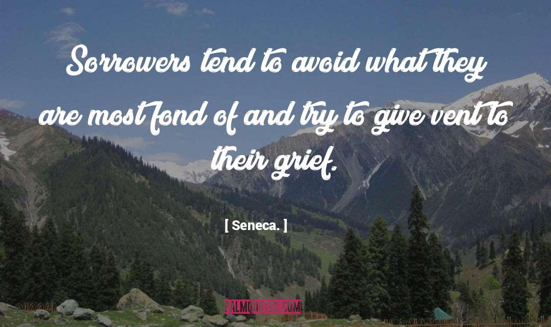 Literary Grief quotes by Seneca.