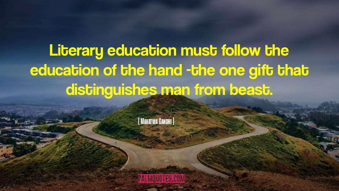 Literary Inspiration quotes by Mahatma Gandhi