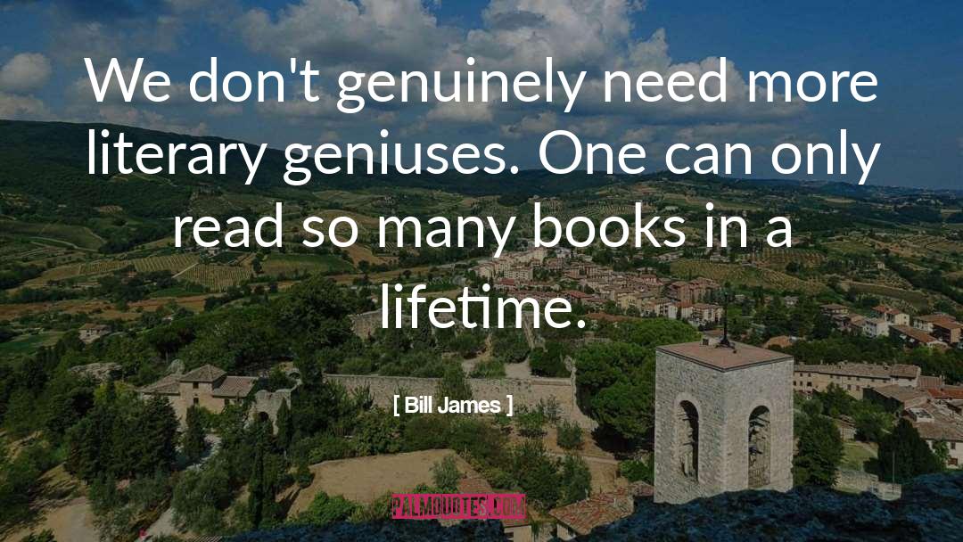 Literary Training quotes by Bill James