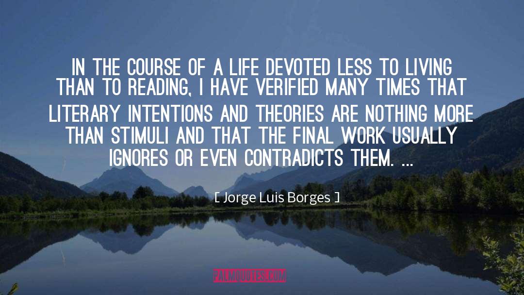 Literary Training quotes by Jorge Luis Borges